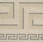 Vanitas 37232 beige mosaic greca silver 