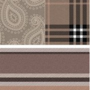 Cenefa Paisley Marron