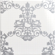 Damask Damaskpaper Silver  