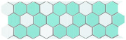 Visionary Esagono Azzurro Bianco RT