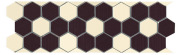 Esagono Beige Marrone 