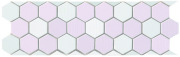 Visionary Esagono Bianco Rosa RT